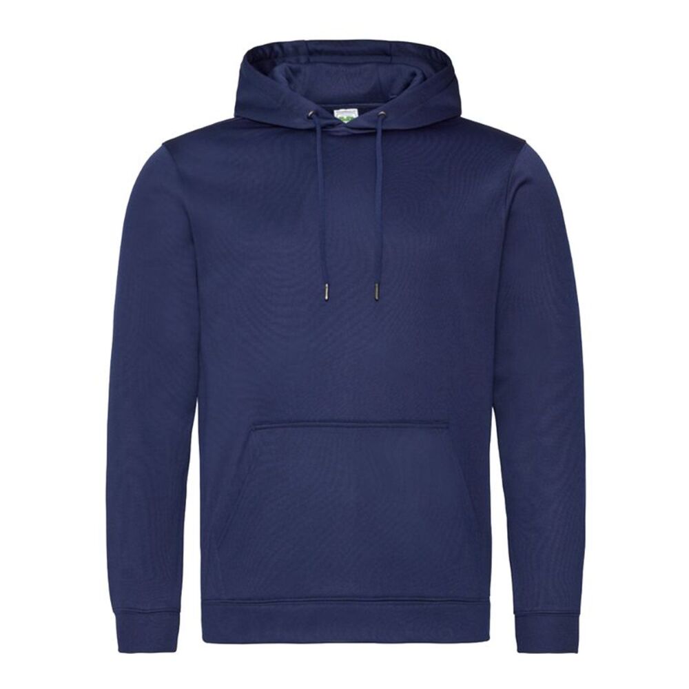 AWDis Adults Unisex Polyester Sports Hoodie / Oxford Navy